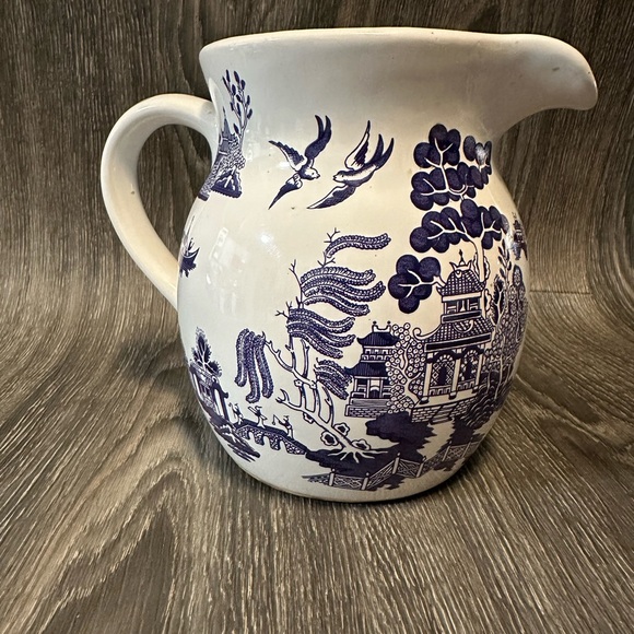 Blue Willow Pantry Collection Pitcher by Heritage Mint Ltd 6 1/4" Vintage - Picture 2 of 9
